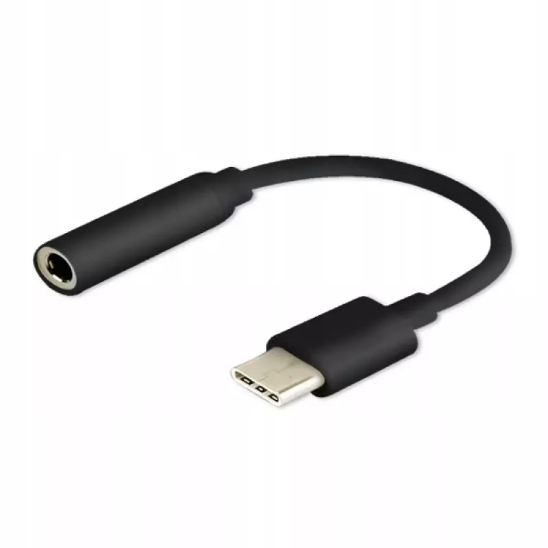 Kaabliadapter SAVIO AK-35/B USB Type‑C (3.1) isane 3,5 mm emasele, must