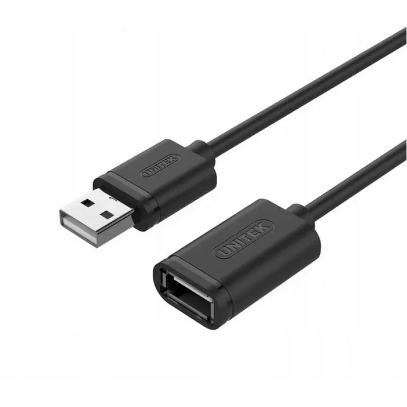 Pikenduskaabel Unitek Y-C428GBK USB 2.0, Am-af
