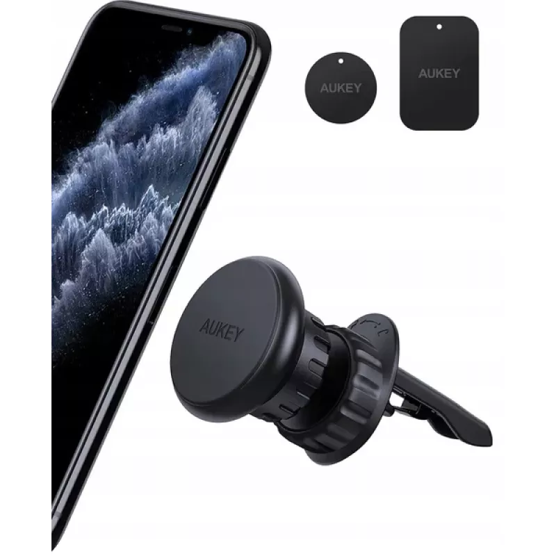 Autohoidik Aukey HD-C74 universaalne reguleeritav nutitelefonidele, armatuuri-/tuuleklaasikinnitus