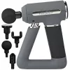 Nedis Sports Massage Gun, 6-Speed with 4 Attachments, Brushless Motor for Muscle Recovery & Relaxation, Triangular Handle, Rechargeable - hall