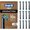 Oral-B Pro CrossAction asendusharjade otsikud, 12 tk