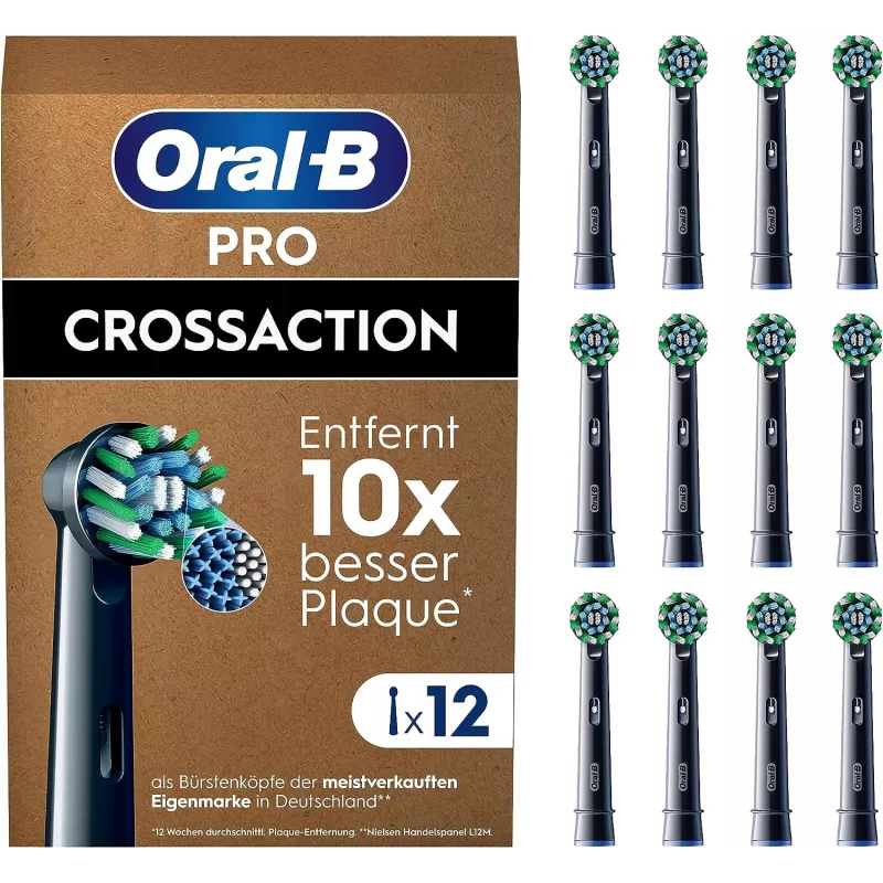 Oral-B Pro CrossAction asendusharjade otsikud, 12 tk