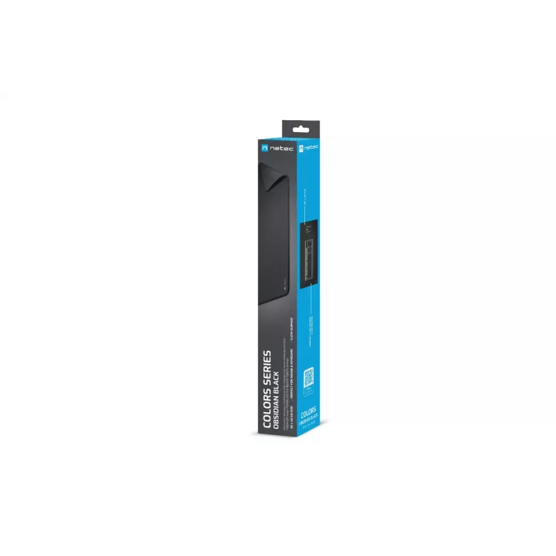 NATEC Colors seeria hiirematt Obsidian Must