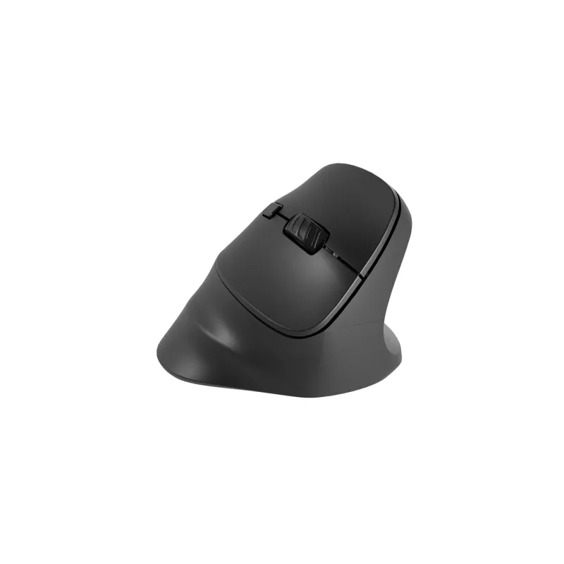Juhtmeta optiline hiir NATEC CRAKE 2 — Bluetooth 5.2, 2400 DPI, 6 nuppu, paremakäeline, must