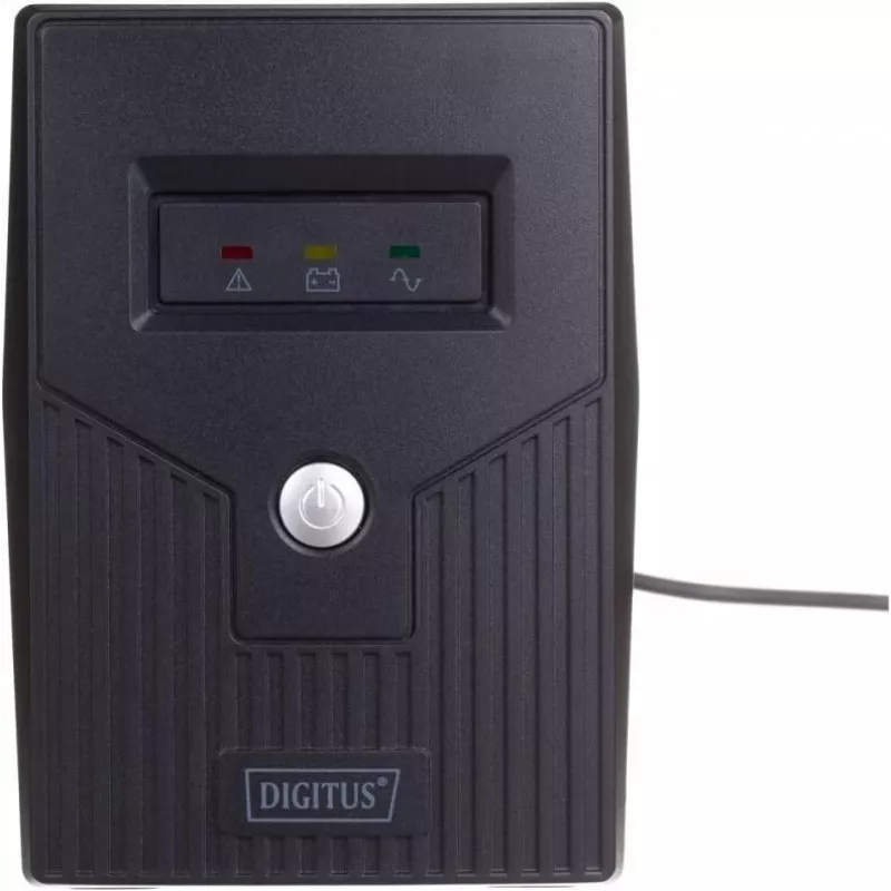Digitus DN-170064 katkematu toiteallikas (UPS) Line-Interactive 0,8 kVA 480 W 2 AC-pistikupesa