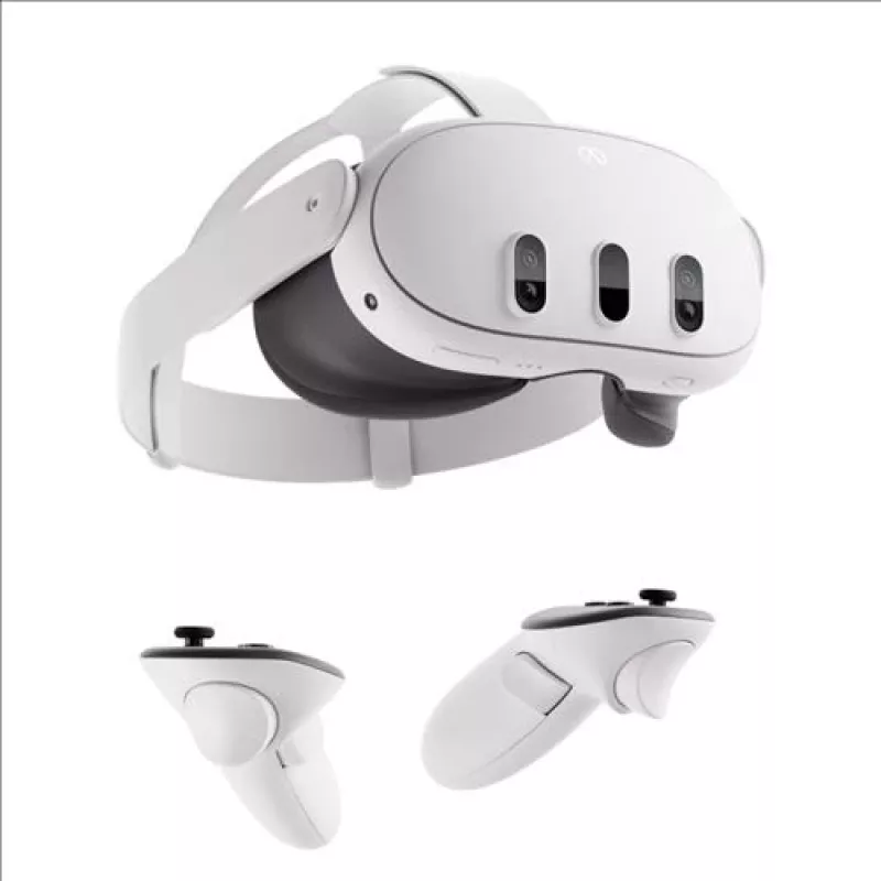 META Quest 3 Dedicated head mounted display Valge