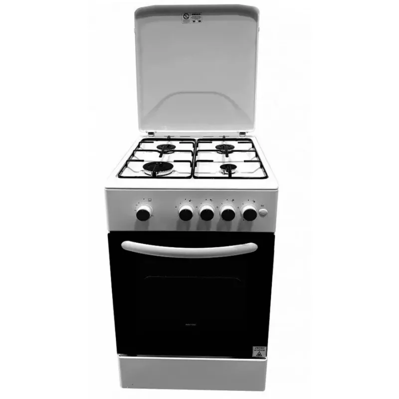 Gaasipliit MPM MPM-54-KGF-21, 4 põletiga pliidiplaat, 60 cm, gaas, valge, energiaklass A