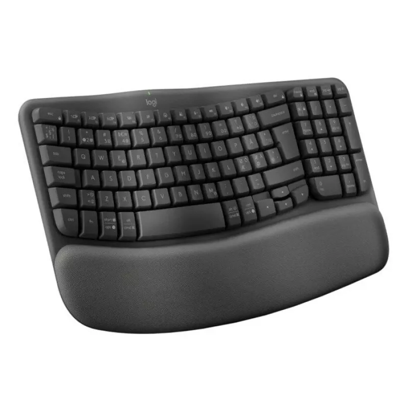 Logitech Wave Keys Office klaviatuur RF juhtmevaba + Bluetooth QWERTY taani, soome, norra, rootsi, grafiit