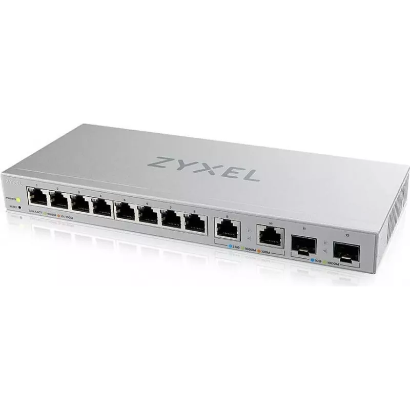 Zyxel XGS1210-12-ZZ0102F võrgulüliti hall, hallatav Gigabit Ethernet (10/100/1000)