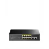 Võrgulüliti Cudy FS1010PG — 10/100 Mbps, 8 PoE-porti, 2 uplinki, 120W PoE-eelarve, metallkorpus