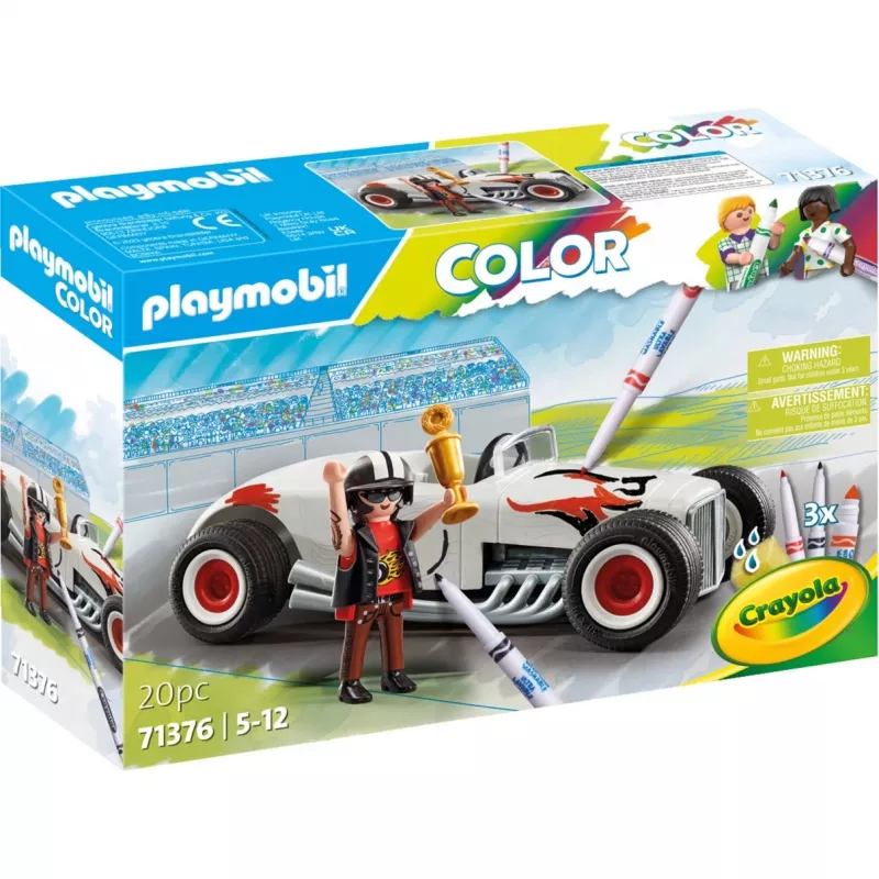 PLAYMOBIL #71376 Värviline Hot Rod UUS
