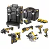 DeWalt DCK685P3T 18V akutööriistakomplekt — 3×5,0 Ah aku, DCH273 puurvasar, nurklihvija, kohver