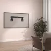 Maclean MC-481 Ultra Flat Slim TV seinakinnitusklamber 37-80 tolli, lame ja kumer, kuni 75 kg, VESA 600x400 universaalne TV kinnitus