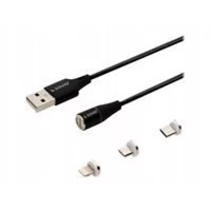 Savio CL-152 USB-kaabel 1 m USB 2.0 USB C Micro USB A/Lightning must