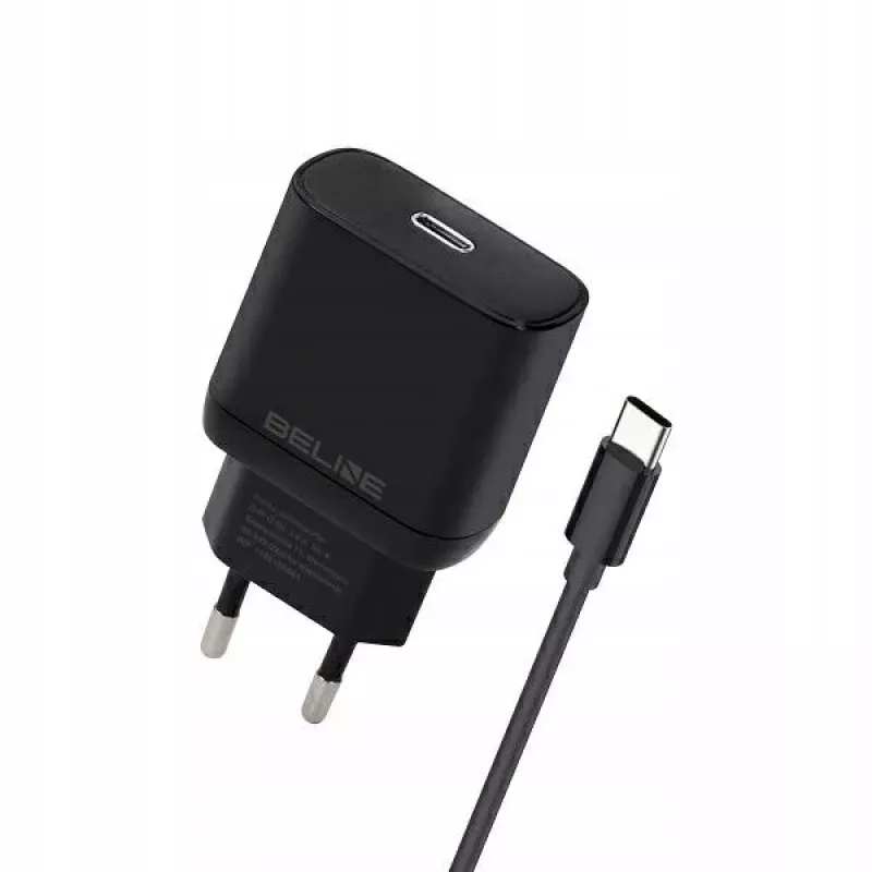 Laadija Beline Beli02176 30W USB-C koos USB-C kaabliga, must