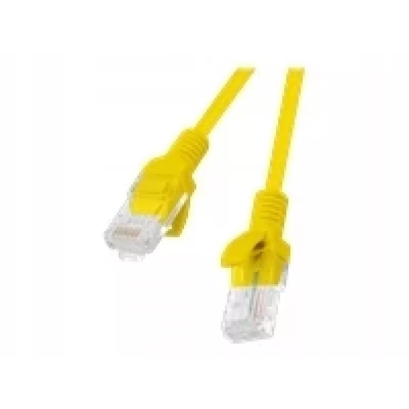 LANBERG võrgukaabel RJ-45 Cat5e PCU5-20CC-0025-Y, 0,25 m, kollane, U/UTP, CCA, 26 AWG
