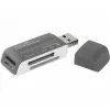 Kaardilugeja DEFENDER ULTRA SWIFT USB 2.0 mudel 83260 — ühildub SD- ja microSD-kaartidega