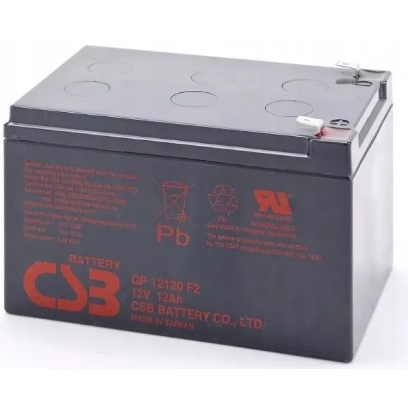 Uus CSB aku 12Ah 12V originaal APC UPS-ile