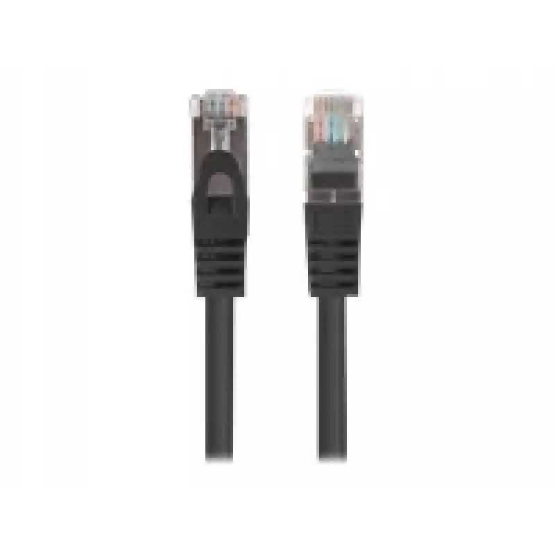 LANBERG Cat6 RJ-45 patch-kaabel PCF6-20CC-0200-BK, 2 m, F/UTP, CCA, 250 MHz, 10 Gbit/s, must
