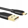 CB-MD1 Must kiirlaadimiskaabel Quick Charge micro USB-USB | 1m | 5A | 480 Mbps