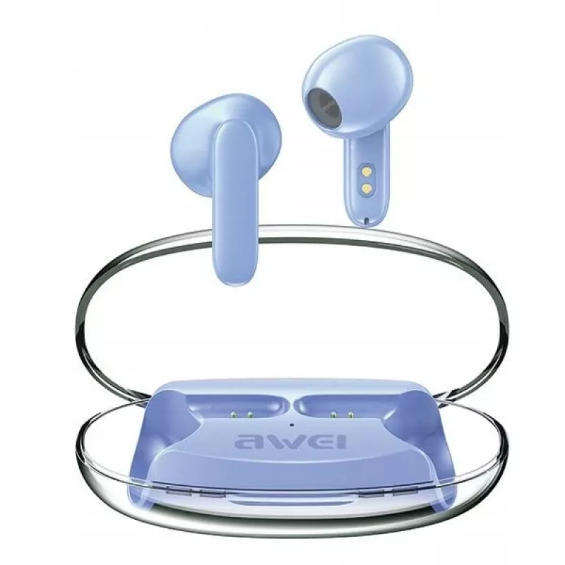 Kõrvaklapid Awei T85 Bluetooth 5.3 ENC TWS Sinine