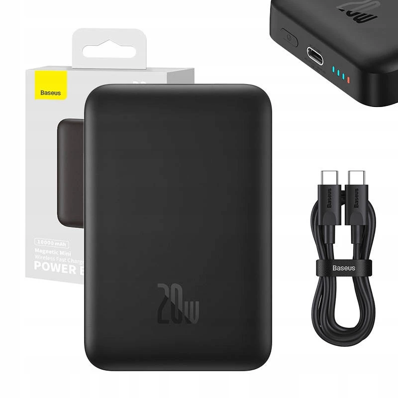 Baseus Magnetiline toitepank juhtmevaba MagSafe laadimisega 10000mAh 20W