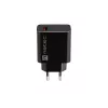 NATEC kiirlaadimisega sise-võrgulaadur Ribera — 18 W (5–15 V, kuni 3 A), 1× USB-A, Huawei FCP/SCP, must