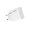 Sisene USB-C kiirlaadija NATEC RIBERA 12V 20W Quick Charge 3.0 valge