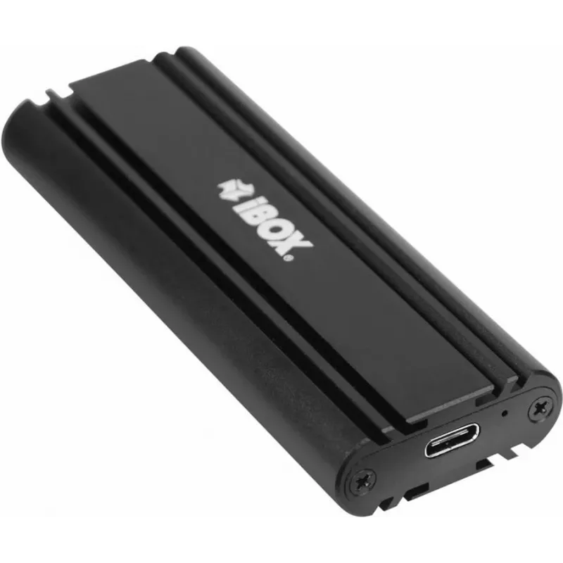 SSD-korpus IBOX HD-07 1x M.2 draivile, USB 3.2 Gen 2 (10 Gbit/s), USB-C, must