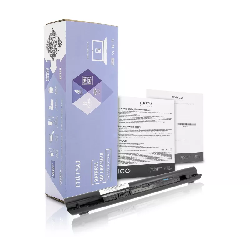 Aku Dell Inspiron 13Z, 14Z, Vostro V131 jaoks 4400 mAh (49 Wh) 10.8–11.1 V