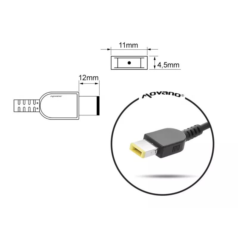 Mitsu toiteadapter Lenovo 20V 2.25A ZM/LEN20225Y