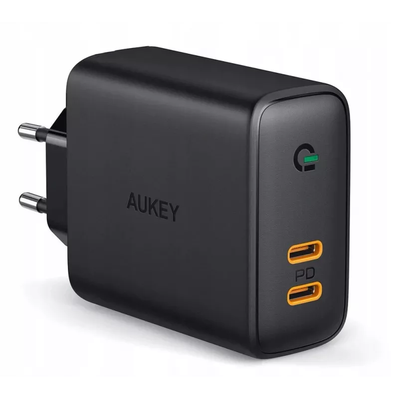 AUKEY PA-D2 mobiilseadme laadija 36W Must Siseruumides