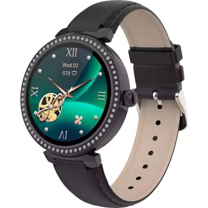 Denver SWC-342B 3.05 cm (1.2) IPS Digitaalne 240 x 240 pikslit Puuteekraan Must
