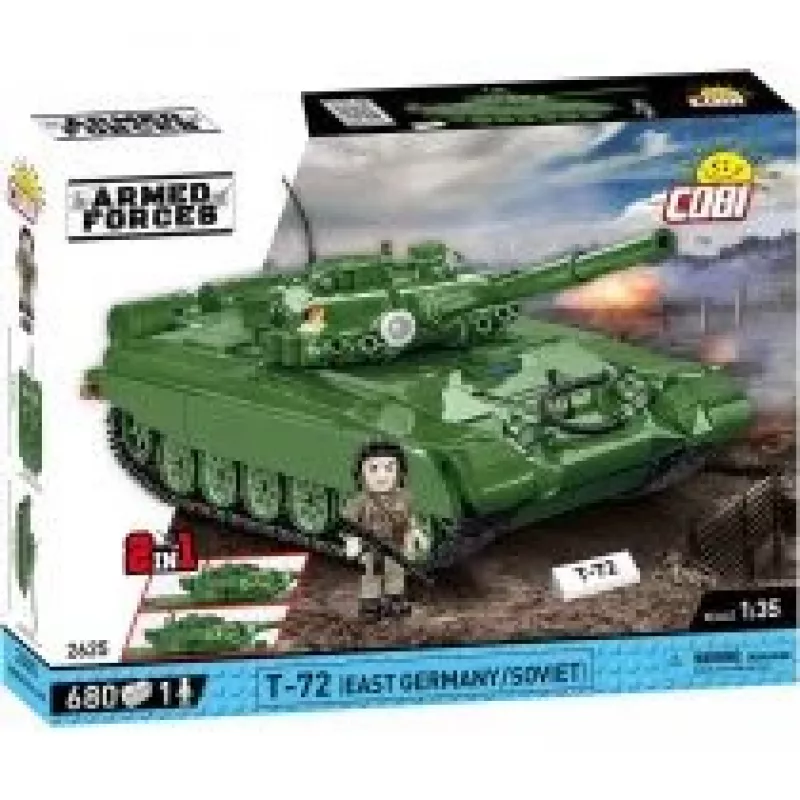 Ehituskomplekt COBI T-72 Ida-Saksamaa/Nõukogude Liit 680 tk
