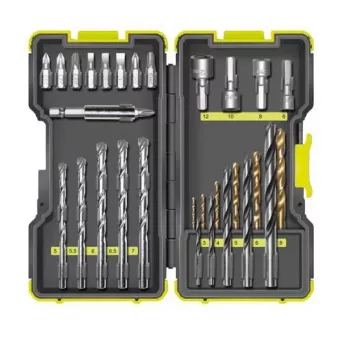 Ryobi RAK30MIX Drill bit set 30 tk