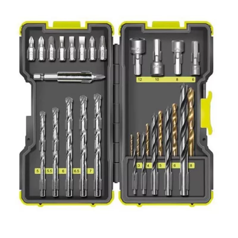Ryobi RAK30MIX Drill bit set 30 tk