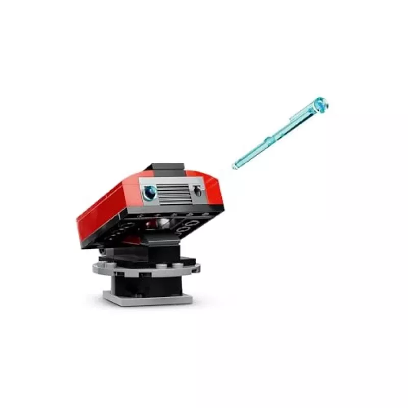 Konstruktsioonimänguasi LEGO City tuletõrjedepoo pöördredeliga sõidukiga 60414 — 843 detaili, 5 minifiguuri, 220×320×140 mm