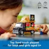 LEGO City Burgeri Veoauto Mänguauto 5+ Aastastele Poistele ja Tüdrukutele, Sõiduki Ehituskomplekt Köögimänguasjaga Müüja Minifiguuri ja Tarvikutega