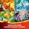 LEGO NINJAGO Arini lahingumehha märulifiguur ninjamänguasi 4+ aastastele poistele-tüdrukutele ja lastele, Dragons Rising komplekt koos Arini minifiguuri ja mini Kataga