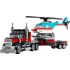 LEGO Creator 2-in-1 lameveoauto koos helikopteriga komplekt 31146, ümberehitatav mudel lastele