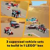 LEGO Creator 2-in-1 lameveoauto koos helikopteriga komplekt 31146, ümberehitatav mudel lastele