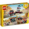 LEGO Creator 2-in-1 lameveoauto koos helikopteriga komplekt 31146, ümberehitatav mudel lastele