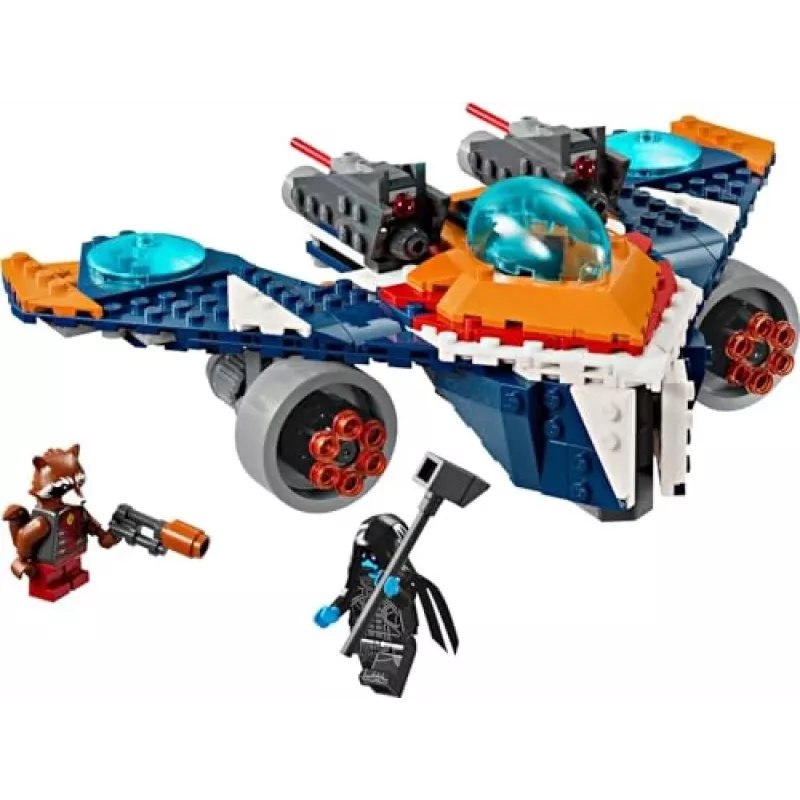 Ehitusmänguasi LEGO Marvel Super Heroes Raketi kosmoselaev 76278 — Raketi ja Ronani komplekt