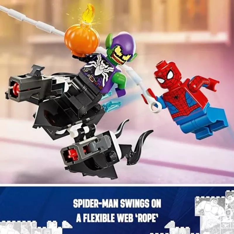 Lego Marvel 76279 Ämblikmehe Võidusõiduauto & Roheline Goblin – ehituskomplekt