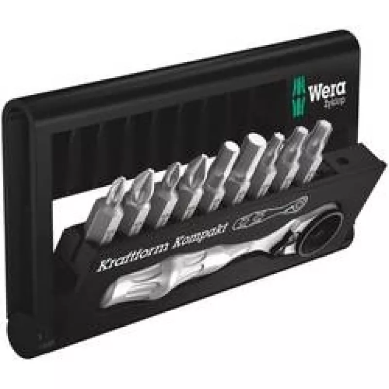 Wera Bit-Check 10 Zyklop Mini BiTorsion 1 Set 10 Piece7.6 X 2.5 X 12.7 cm
