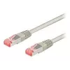 Wentronic Goobay CAT 6 paigalduskaabel, S/FTP (PiMF), hall, 10 m – LSZH halogeenivaba, vask (50891)