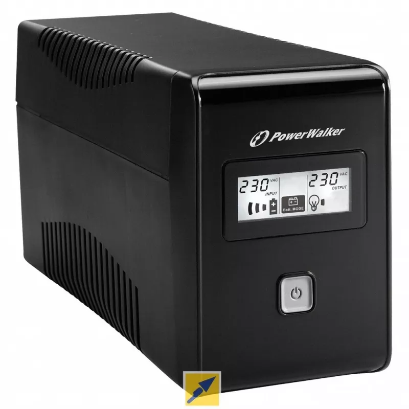 PowerWalker VI 850 LCD katkematu toiteallikas (UPS) Line-Interactive 0,85 kVA 480 W