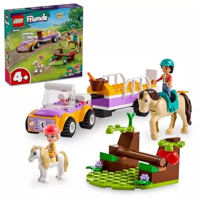 LEGO Friends Hobuse ja Poni Haagise Loomamänguasjade Komplekt 42634