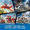 LEGO City ehitusmänguasi politseijaam koos vanglaga Vanglasaar 60419 — 980 detaili, 7 minifiguuri, 370×400×160 mm