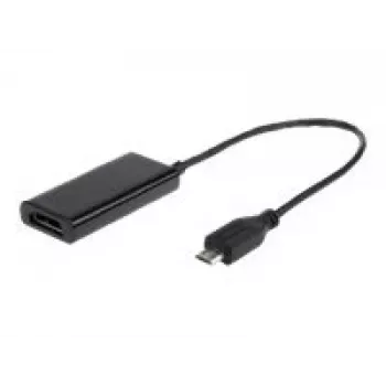 Adapter MHL(M)->HDMI(F)+ USB MICRO(BF)(11 PIN) 16 cm